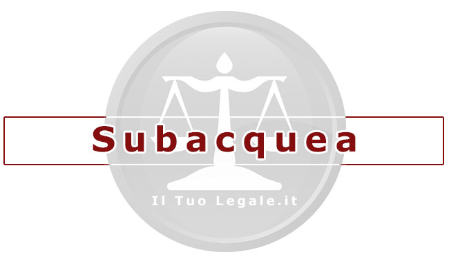 avvoato per la subacquea