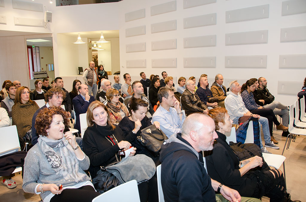 Il pubblico in sala al MUMAC