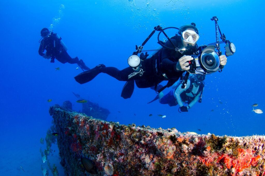 subacquea riprendere consenso immagini foto video